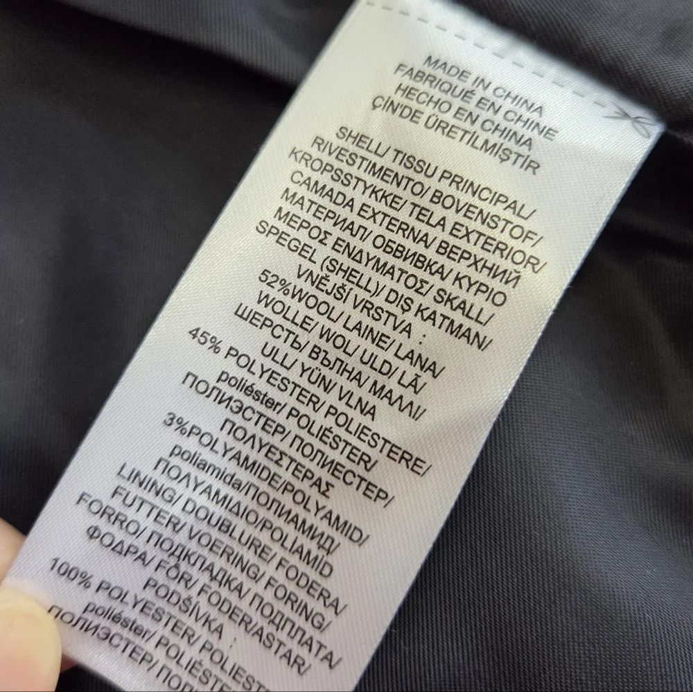 NWT - Lauren Ralph Lauren Women's Wool Blended Logo Patch Coat - US 8/M - Picture 14 of 16